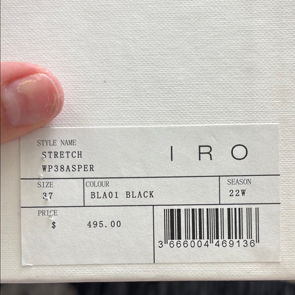 IRO Black Stretch Booties - Picture 2 of 4